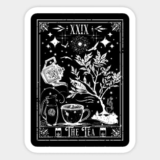 The Tea Tarot Card Sticker